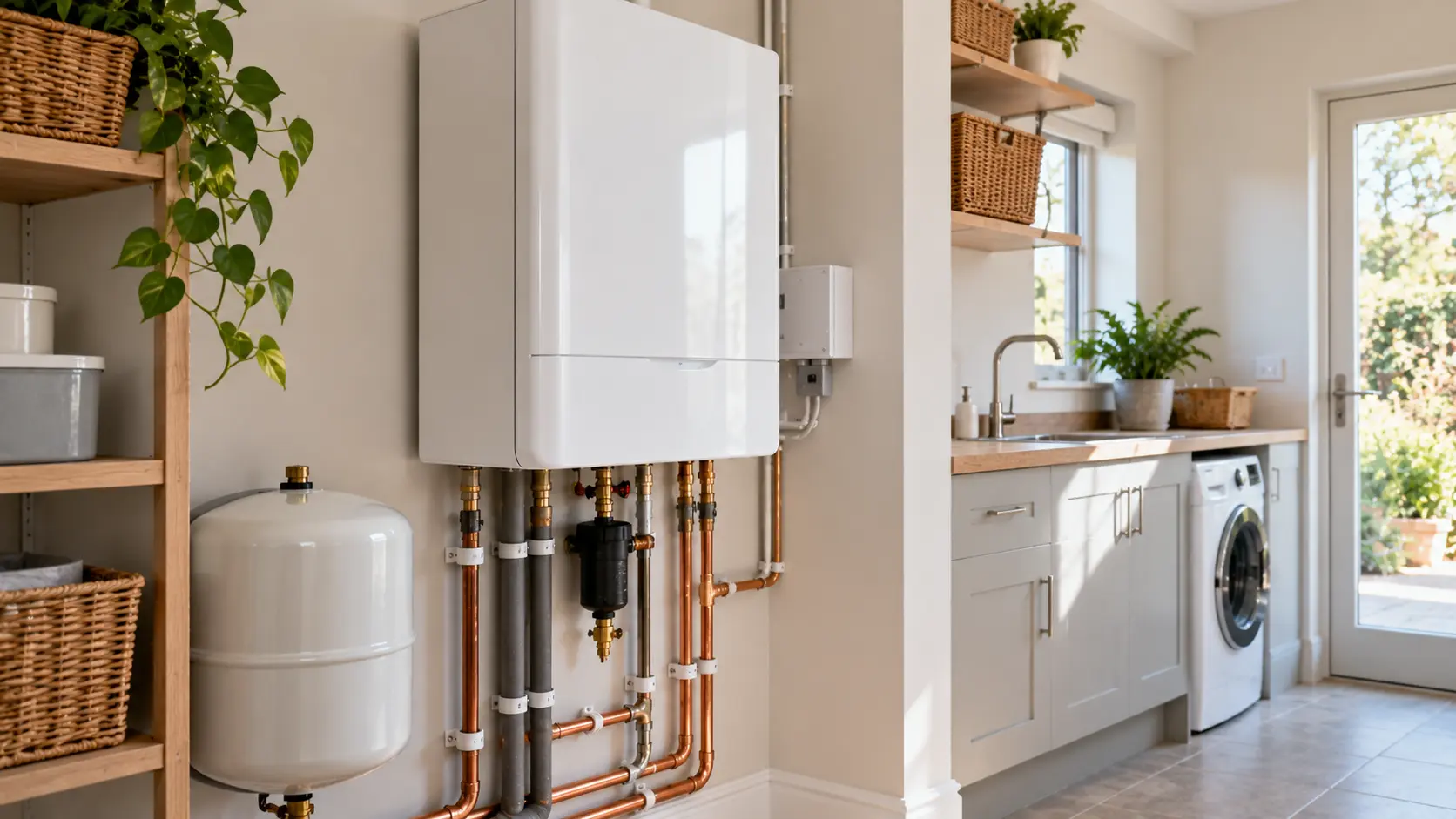 tepeo boiler installed in a kitchen